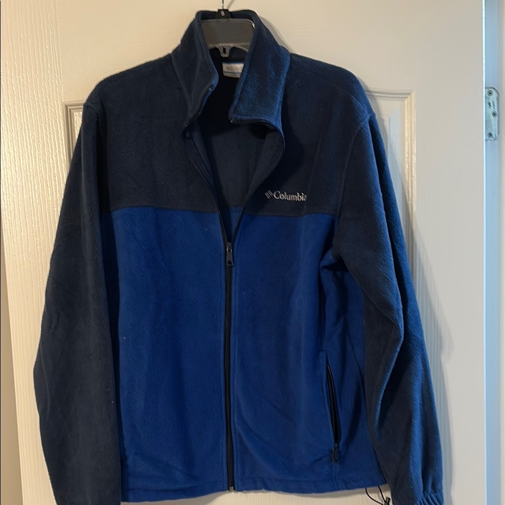 Columbia Two-Tone Blue Fleece Jacket